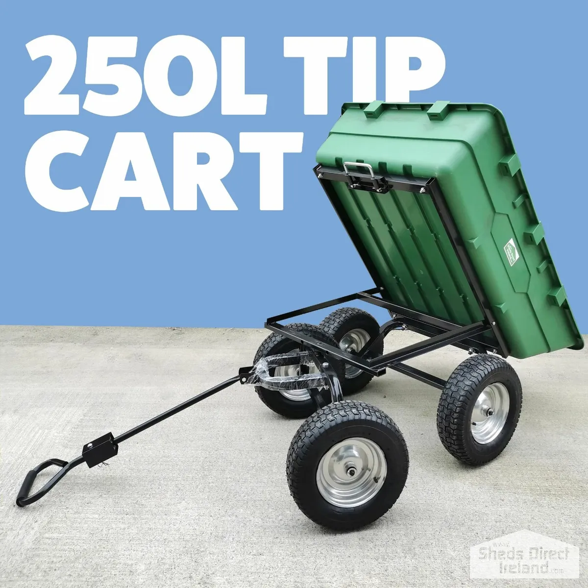 Heavy-duty 250L Tip Cart