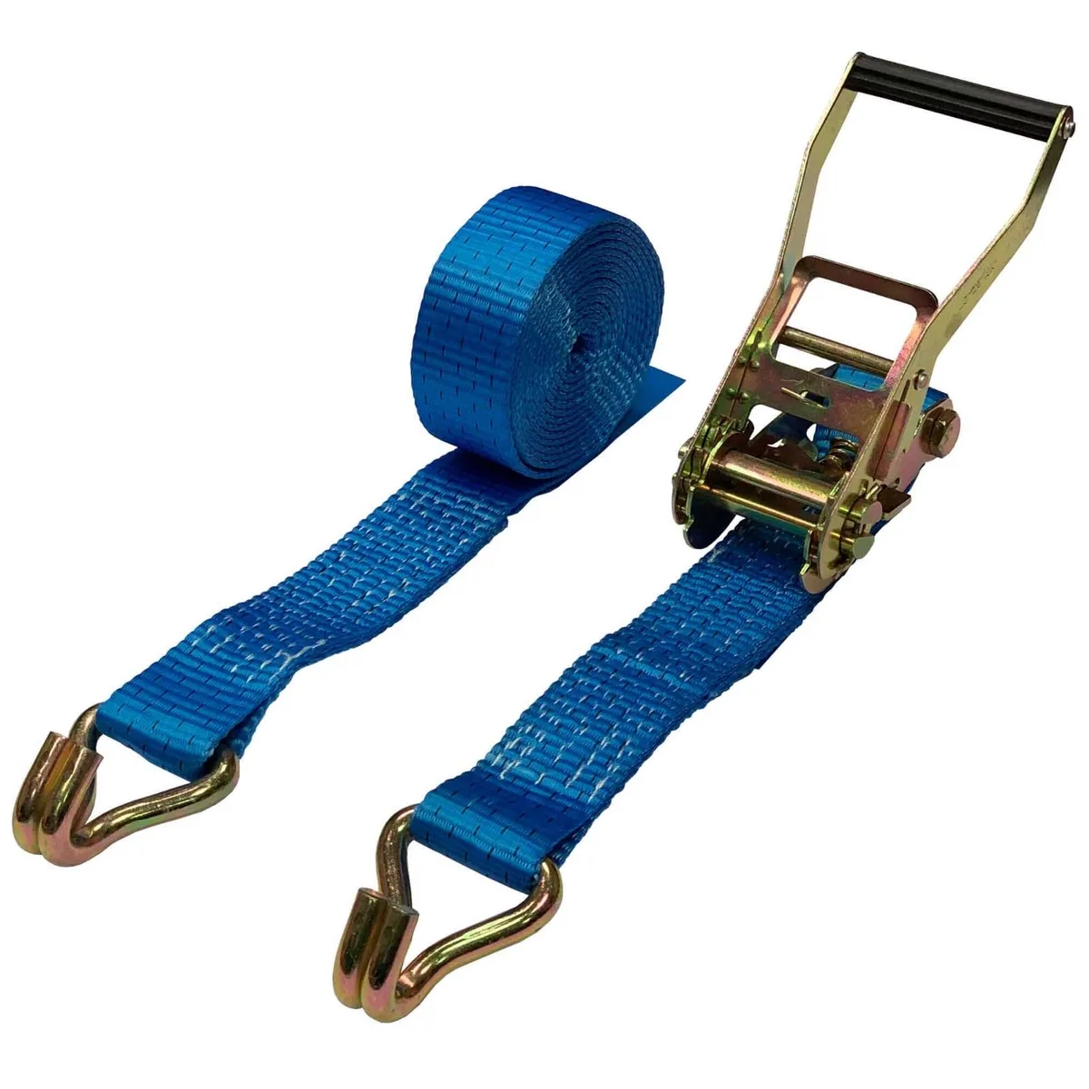 10x 10m 5ton Ratchet Straps Tie Down Trailer Lorry - Image 1