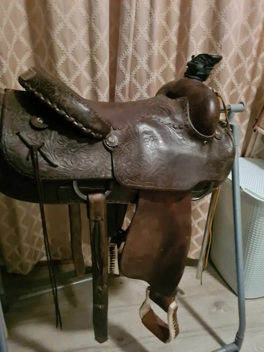 Vintage American Saddle - Image 1