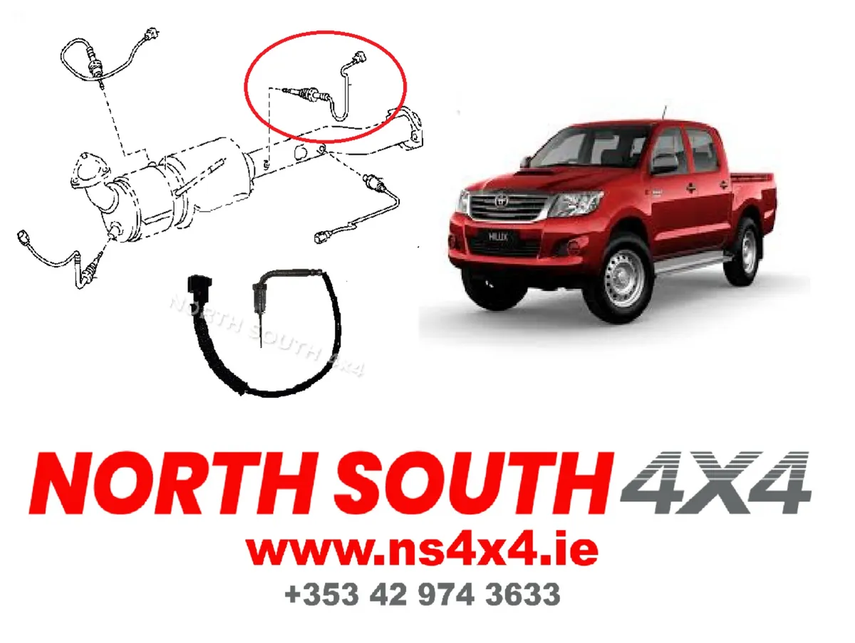 Sensor Exhaust Gas Temperature / Left Side/ Hilux - Image 1