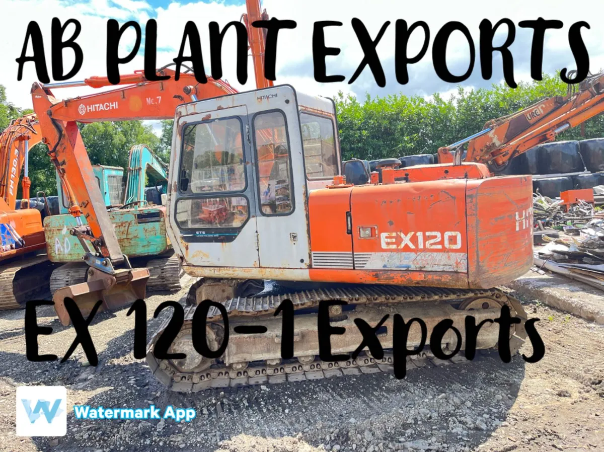 Hitachi ex120-1 exports weeky - Image 1