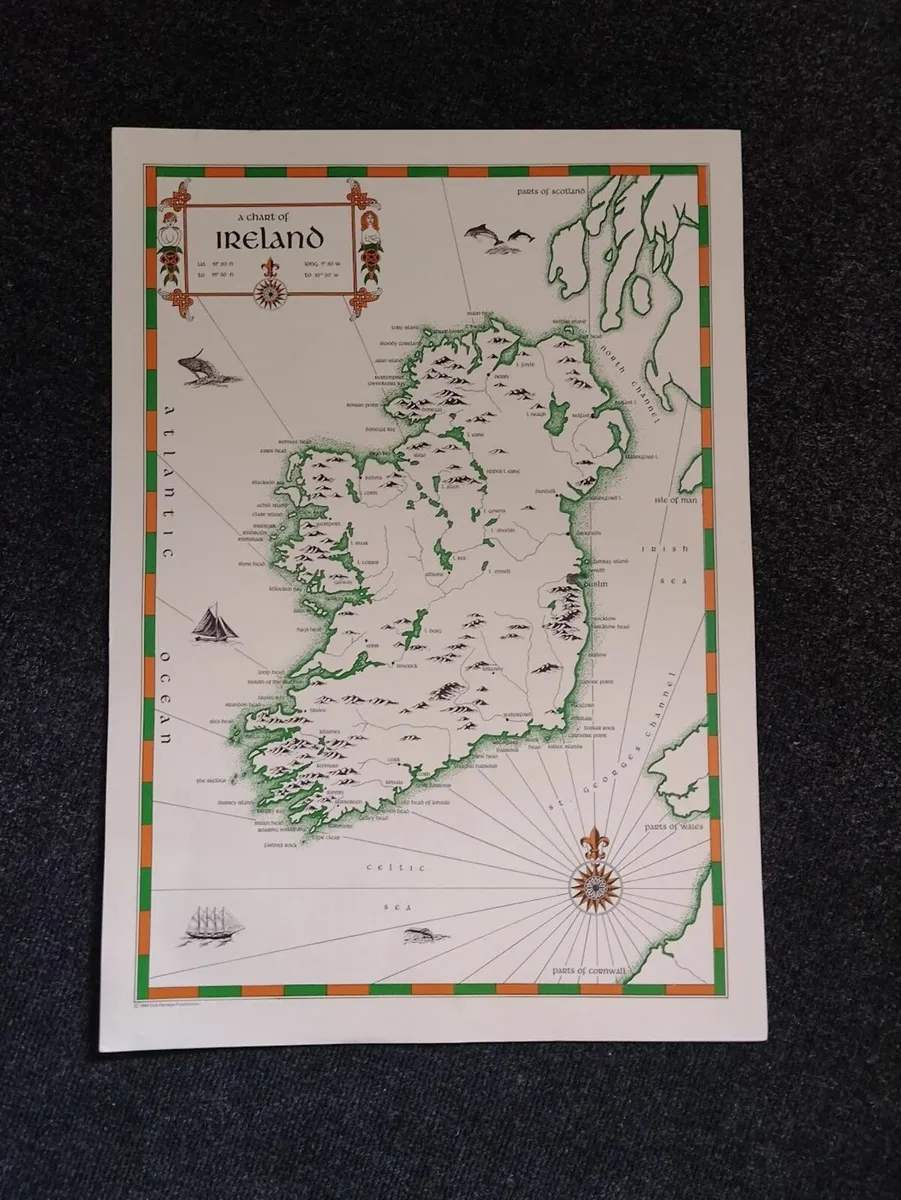 Art prints : Map/Chart of Ireland. - Image 1