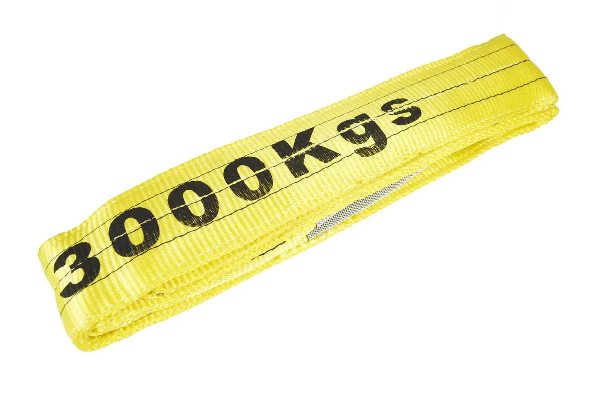 Flat Webbing Sling Yellow 3t X 3mtr X 120mm Width - Image 2