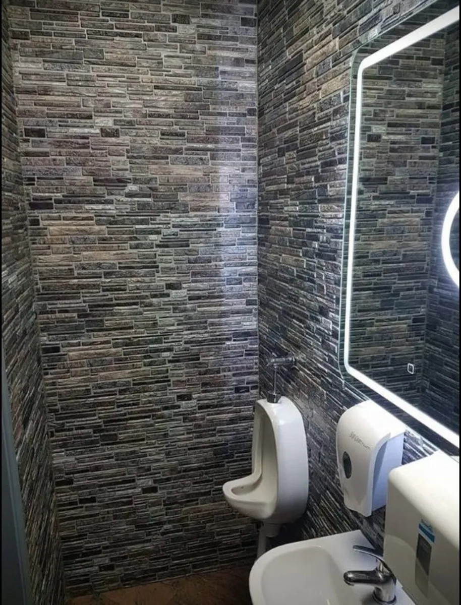 Natural Stone brick Effect 3D PVC Plastic Wall - Image 3