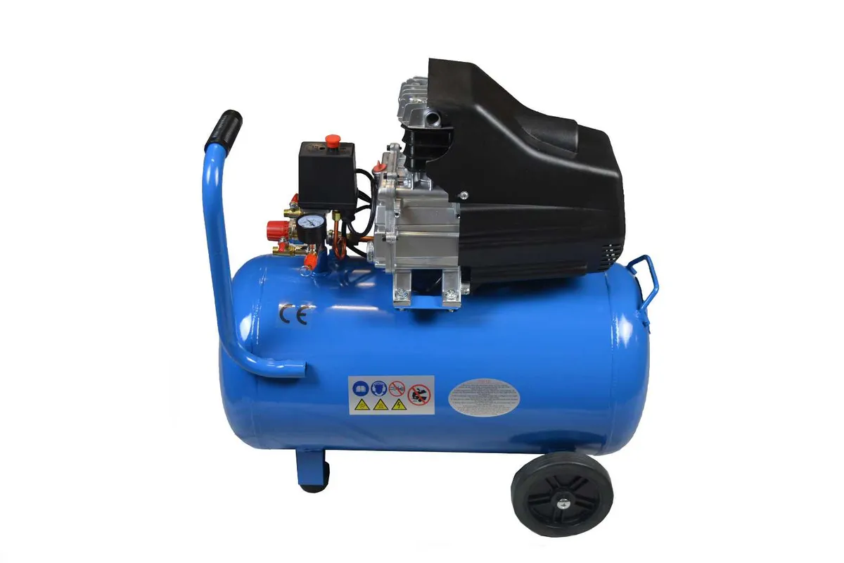 50L Ltr Litre Air Compressor + 5pc Air Kit Spray - Image 3