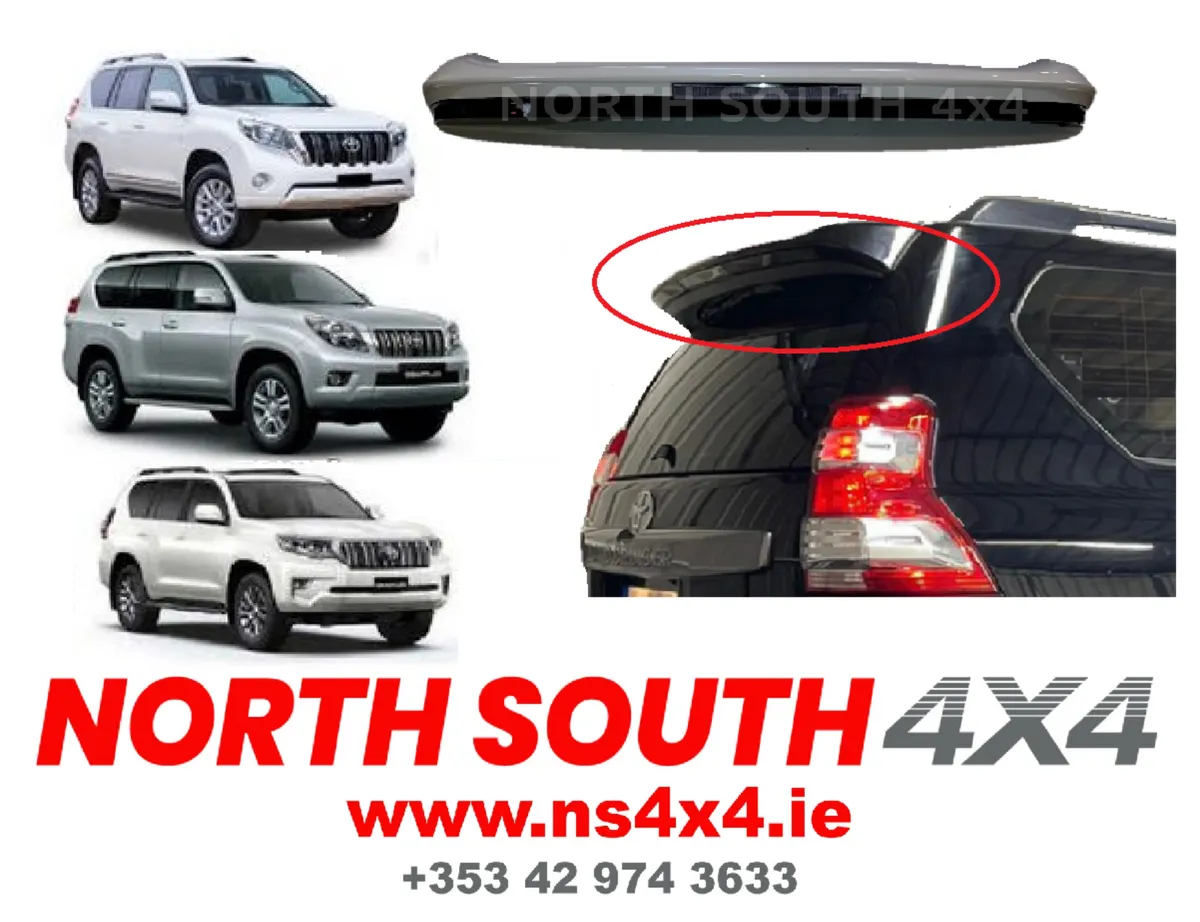 Rear Spoiler with Light for Toyota Landcruiser