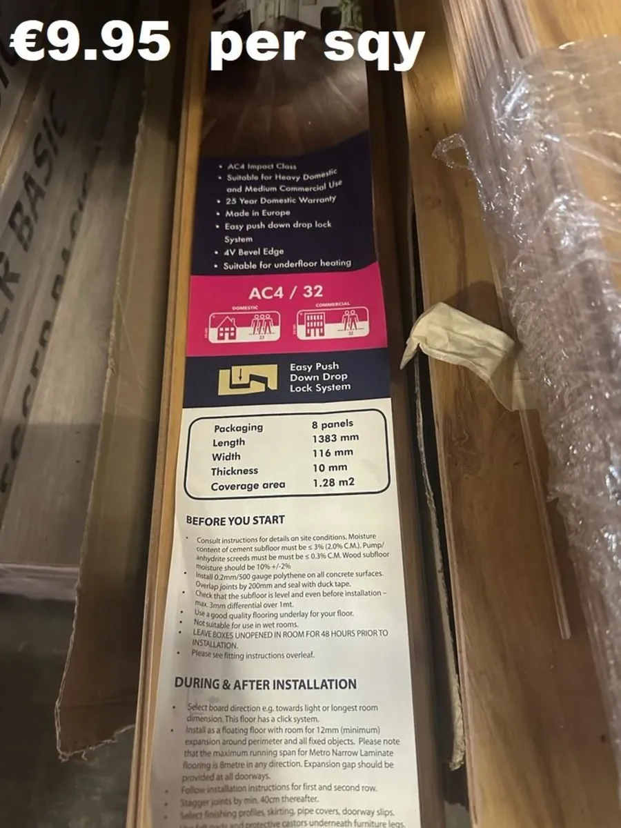 Laminate & carpets Flooring From: €6.99 - Image 2