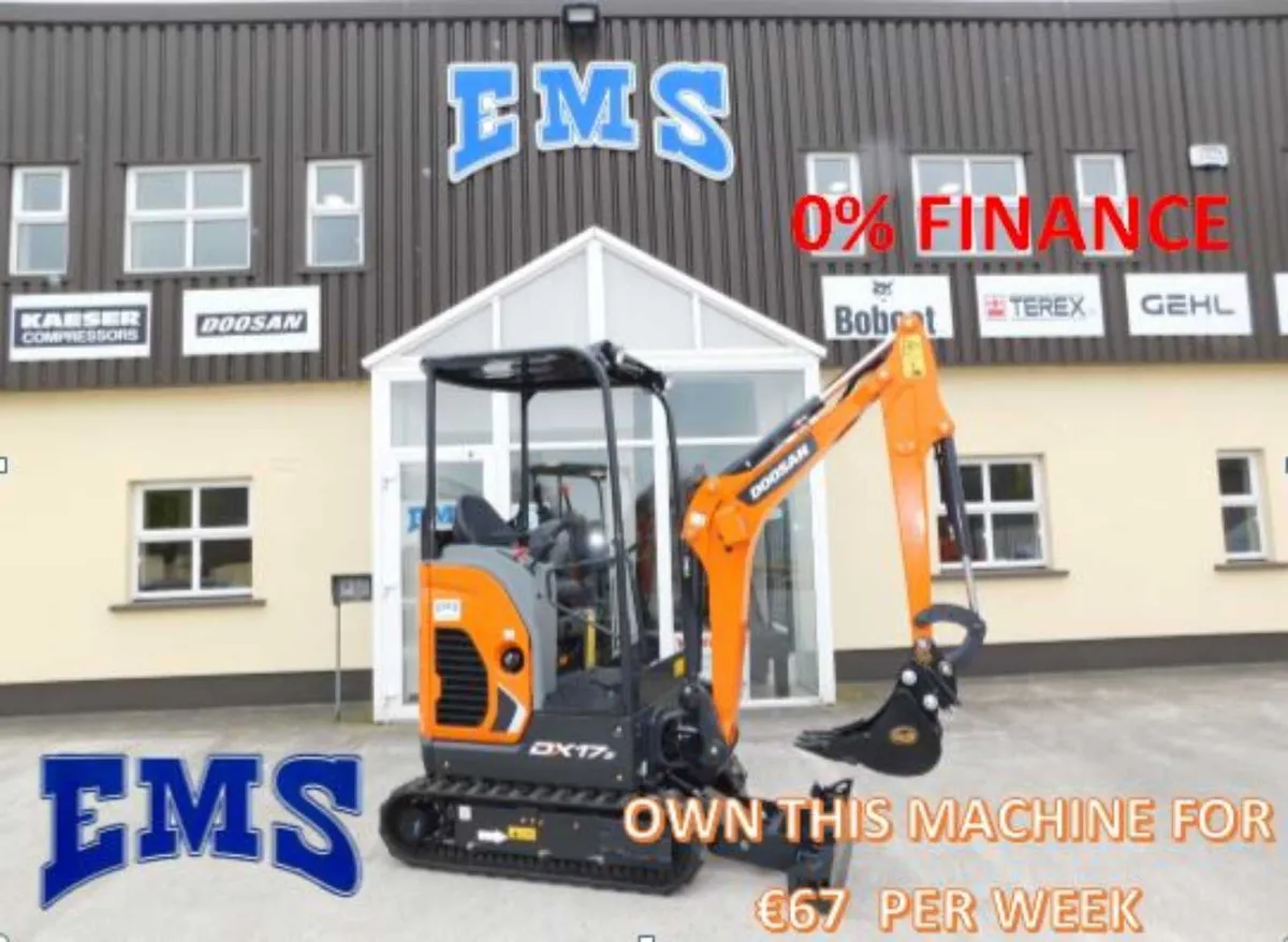 Doosan DX17z @EMS, BUY NOW, PAY LATER.