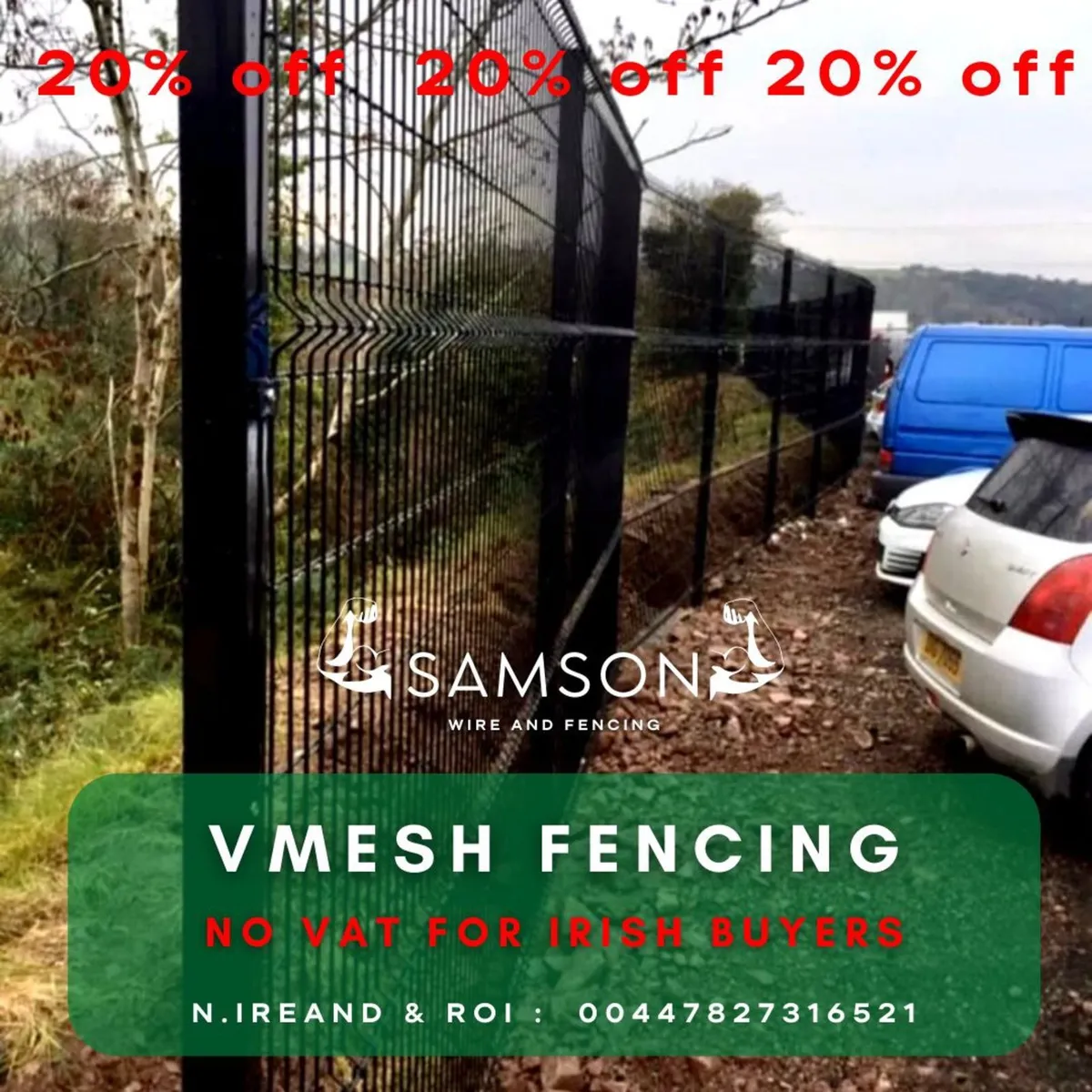 Discount..Mesh Fencing. No Vat Irish Buyers - Image 1