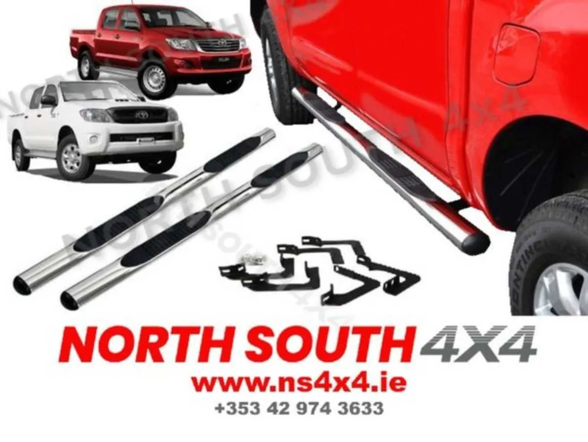 New Side Bars for Toyota Hilux **All Spares** - Image 1