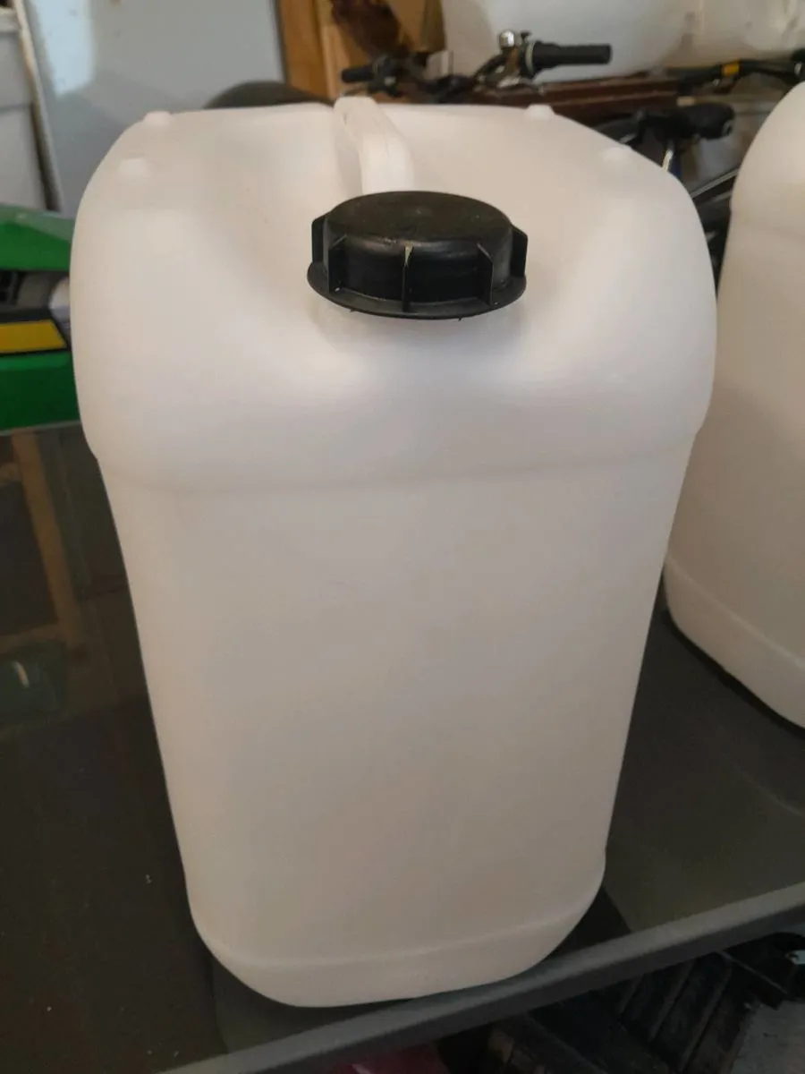 25 litre drums ideal for water or kerosene