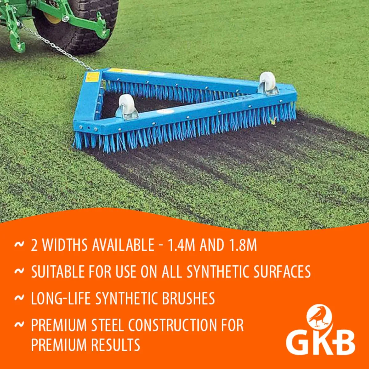 GKB 180 Brushes for Artificial Grass - Image 3