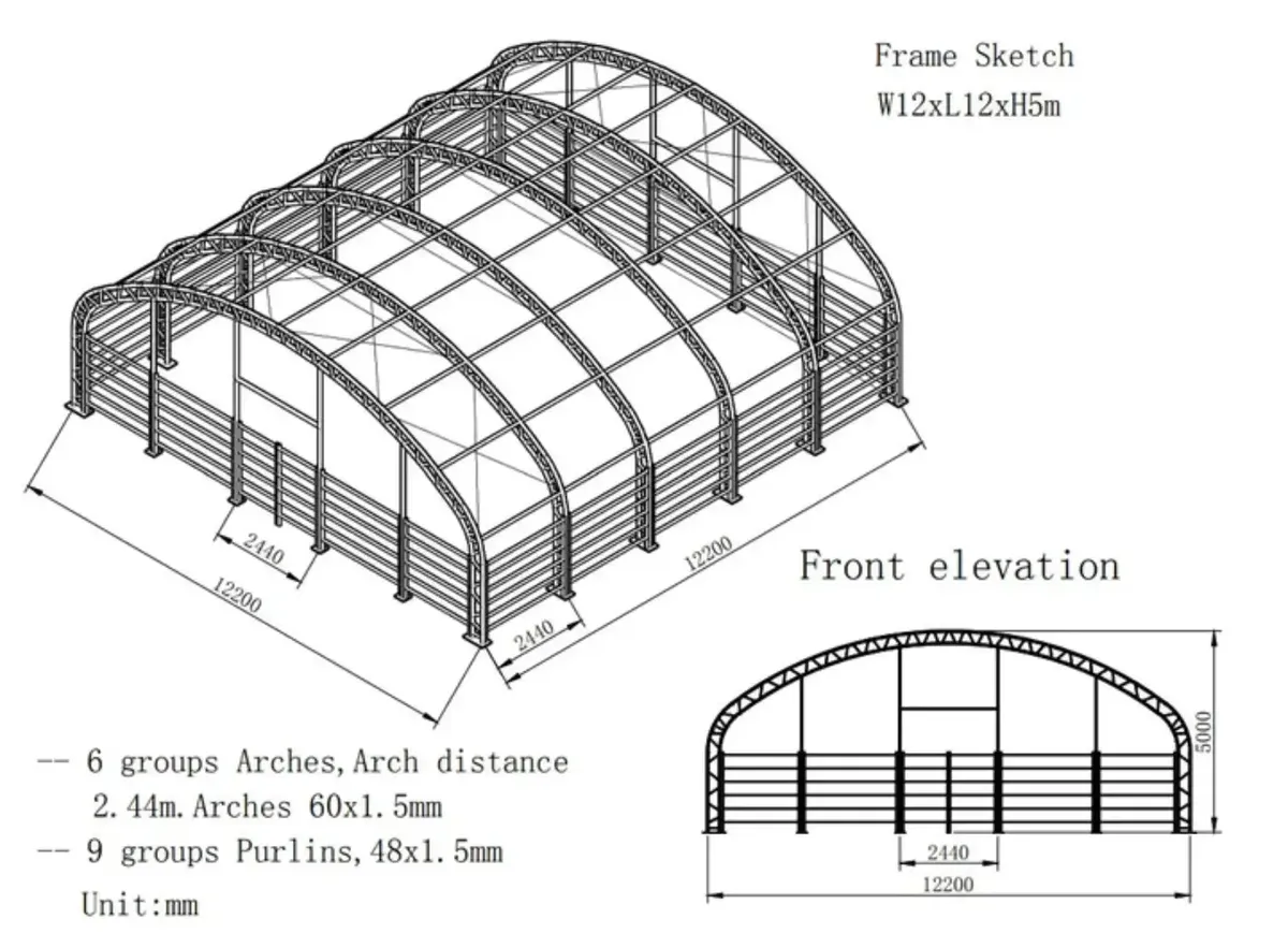 Livestock Shelter 12m x 12m - Image 4