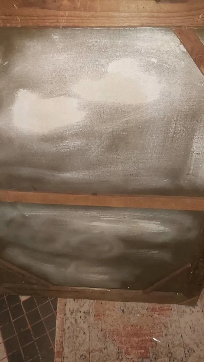 Very large antique oil painting - Image 4