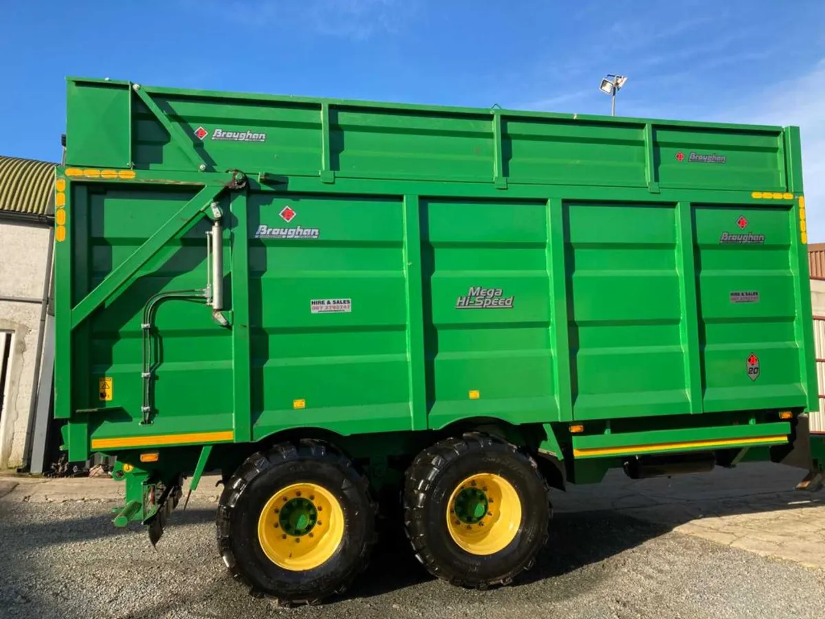 Trailers available for hire and sale.