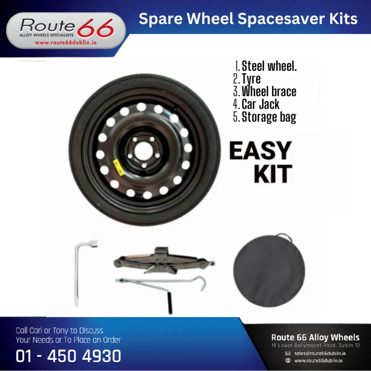 Space Saver Kit / Spare Wheel Kit - Image 1