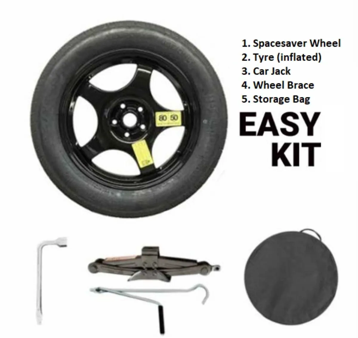 Space Saver Kit / Spare Wheel Kit - Image 3