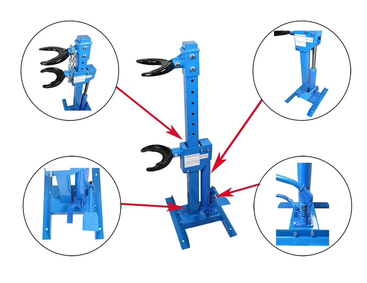 2200lbs HD Coil Spring Compressor Hydraulic Strut - Image 1