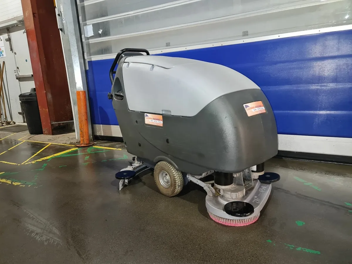 Nilfisk BA651 walk behind scrubber dryer