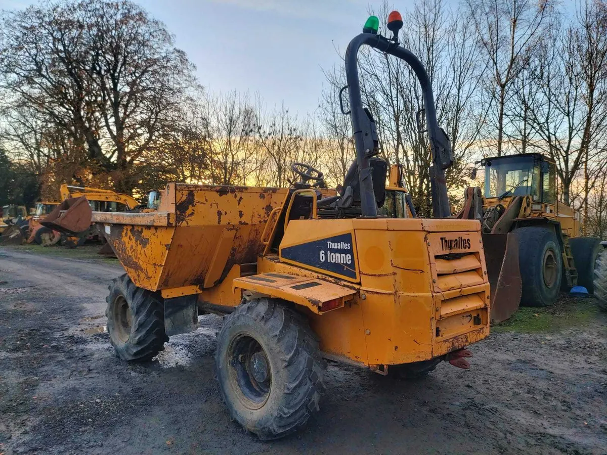 Thwaites 6ton dumper - Image 4