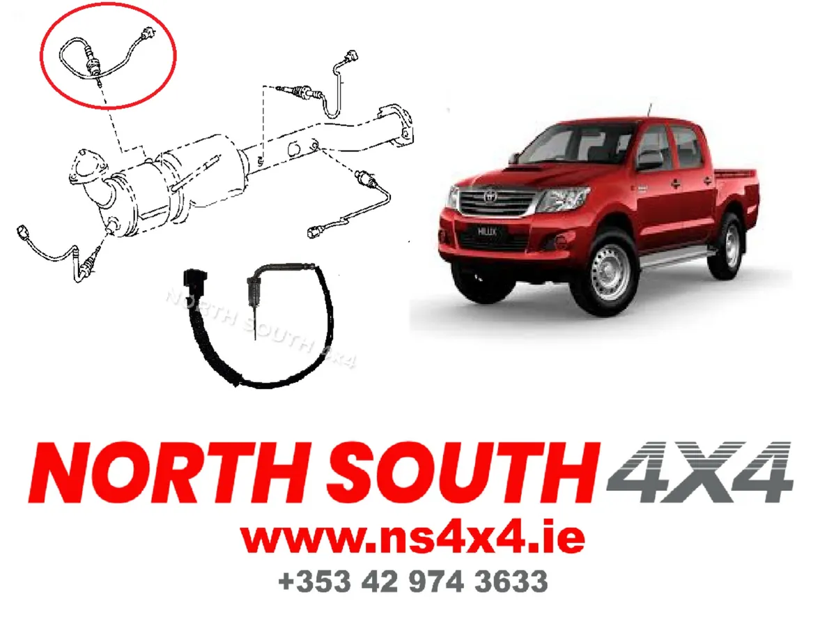 Sensor Exhaust Gas Temperature / Right side/ Hilux - Image 1