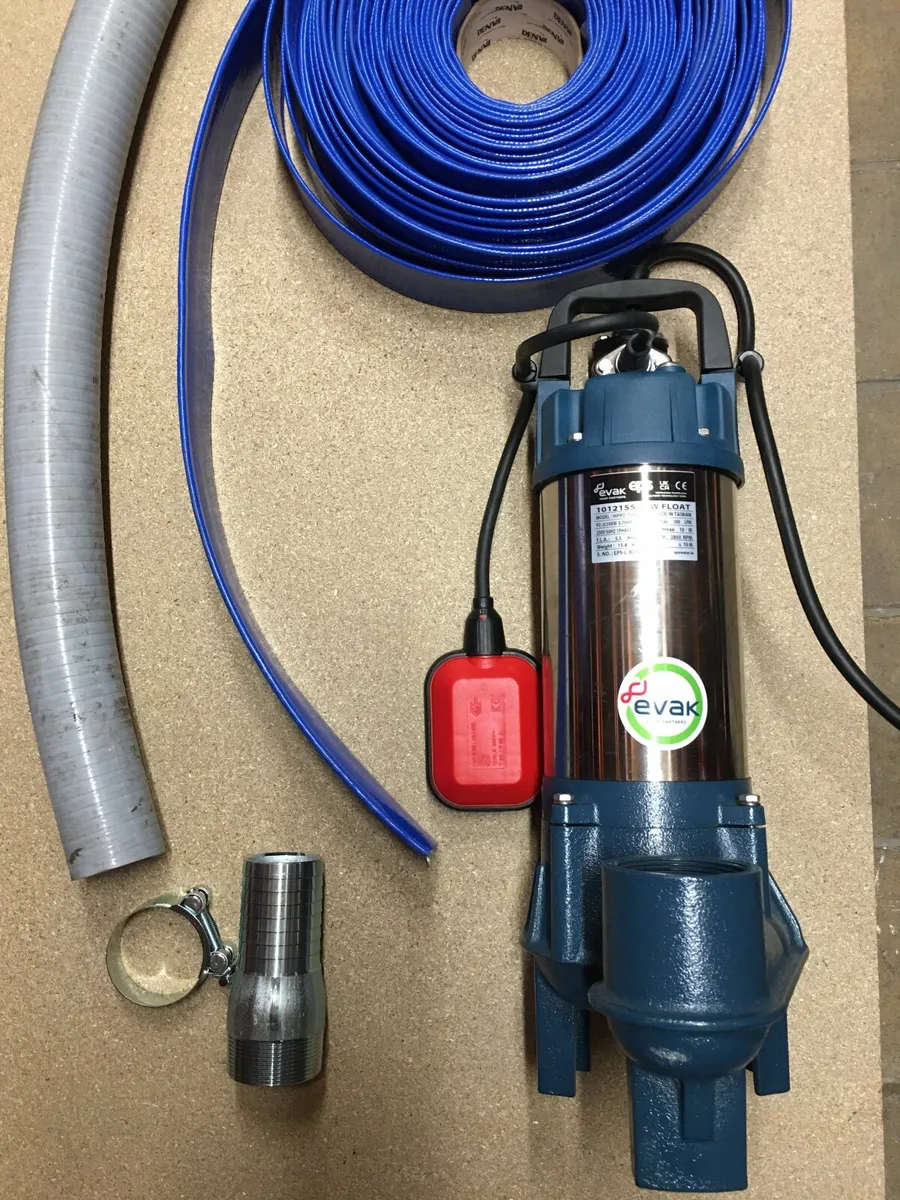 Submersible Pump (New & Hose/Fittings) - Image 1