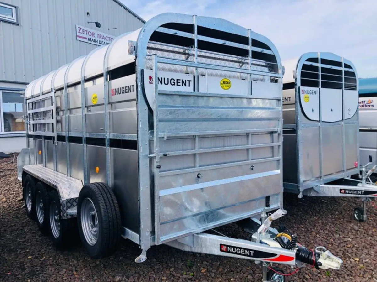 Nugent 14x6 Livestock - Tri Axle - Decks - Image 1