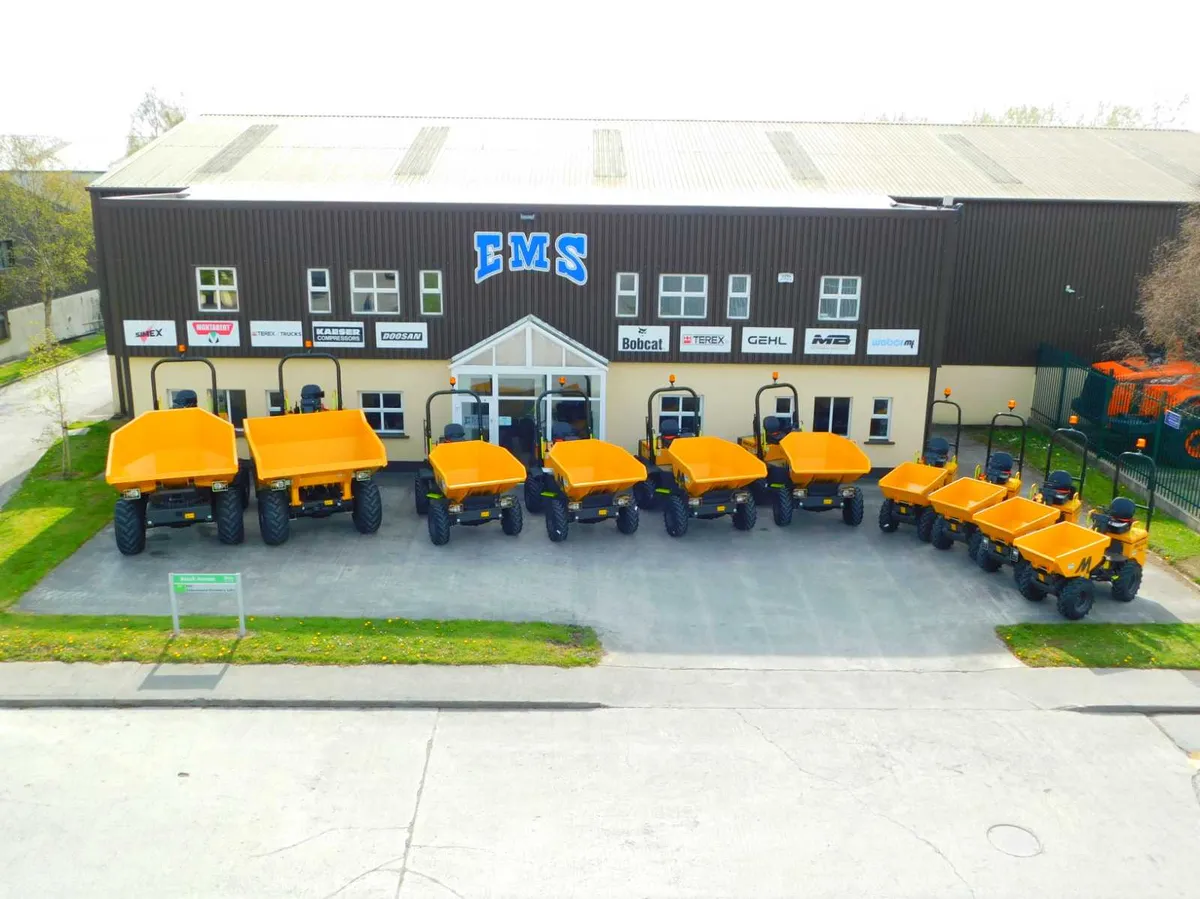 Mecalac/Terex Site Dumpers @EMS -BUY NOW, PAY LATE