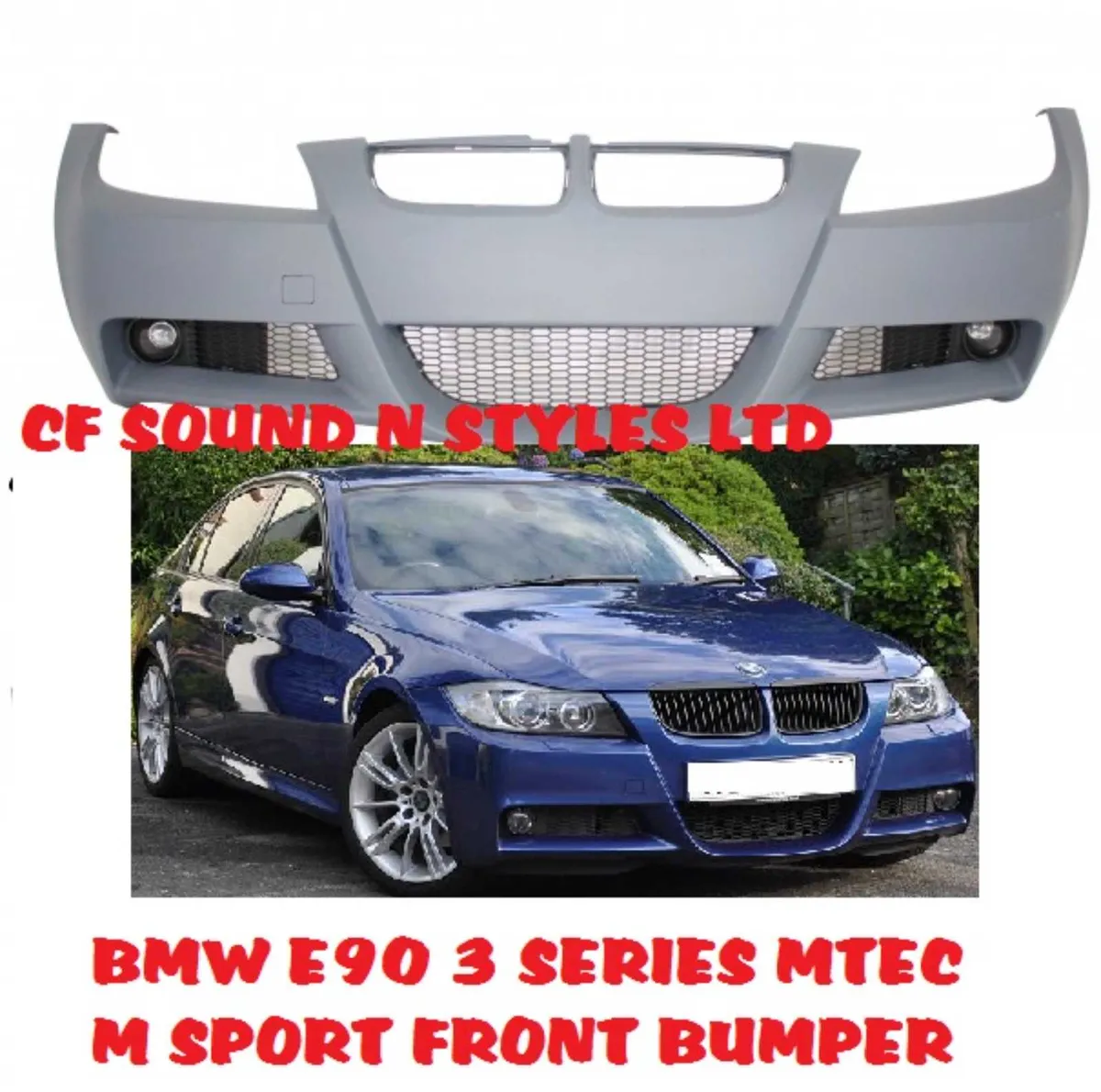 BMW E90 Yrs 2005-2008 M Sport Tec Front Bumper NEW - Image 1