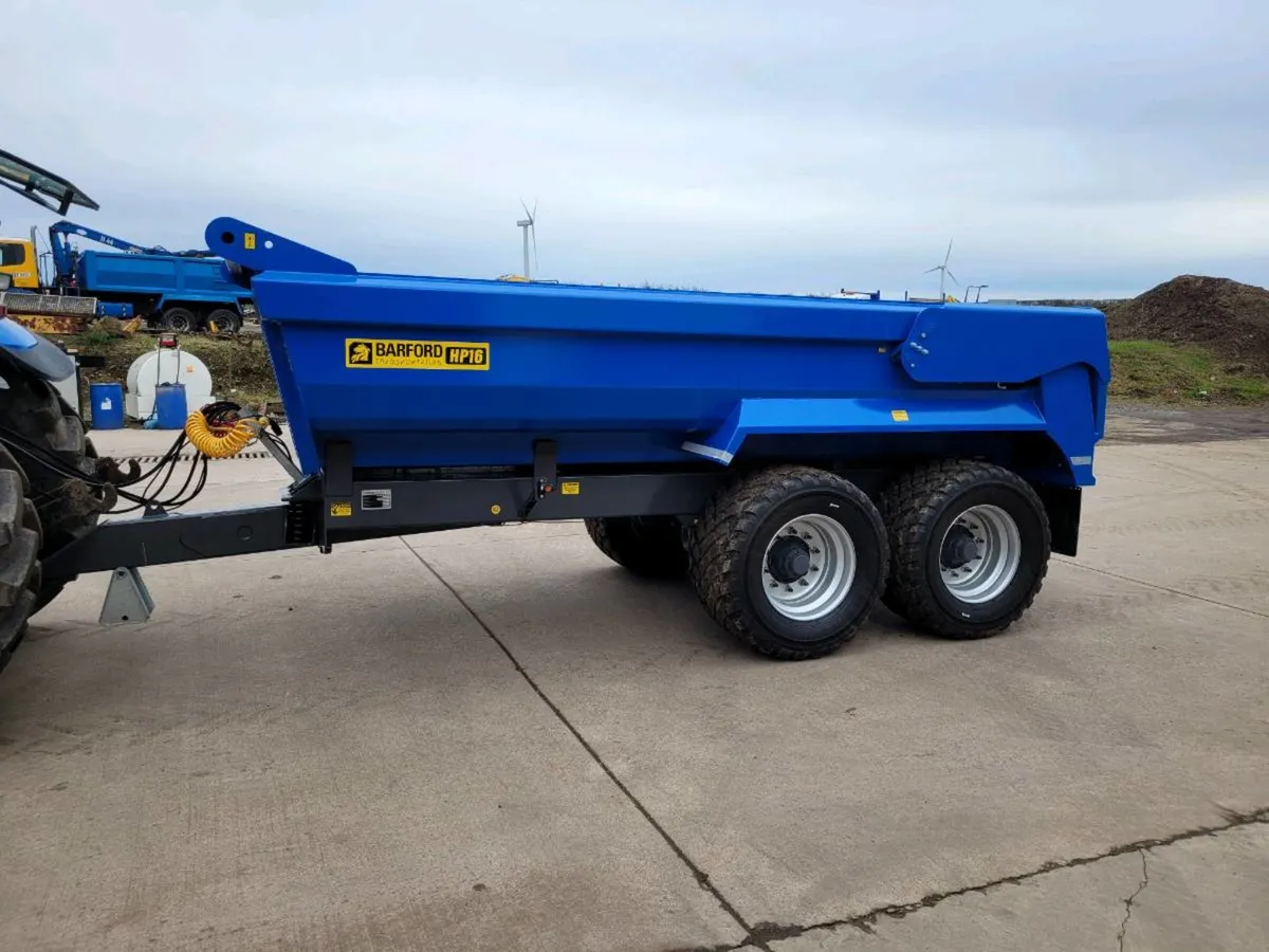 Barford Half pipe dump trailer in stock - Image 1
