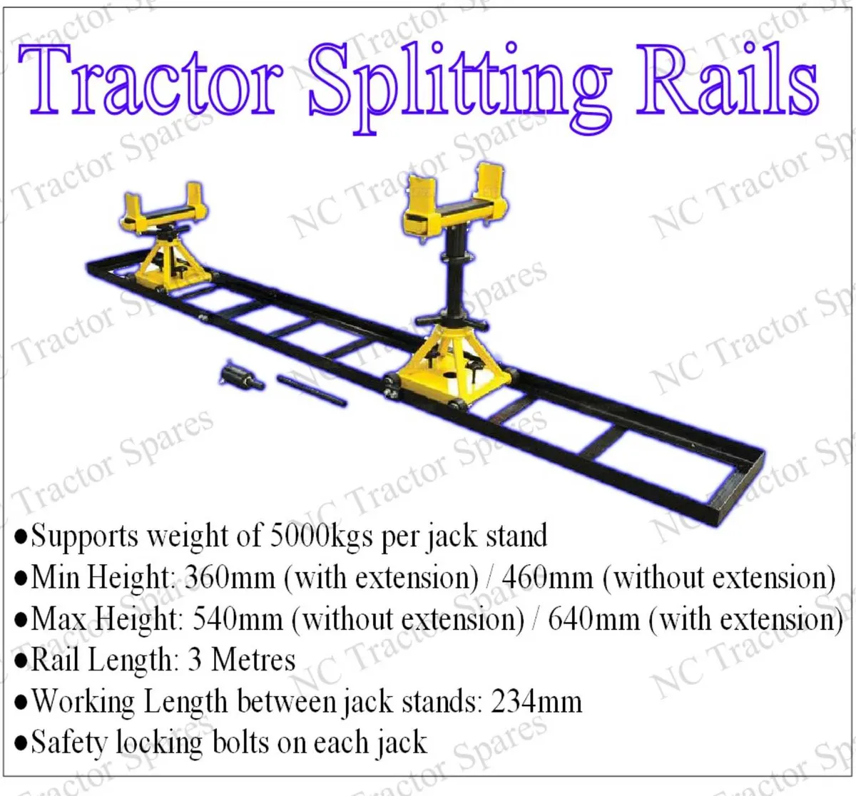 Tractor Splitting Rails / Splitter  Special Offer - Image 2