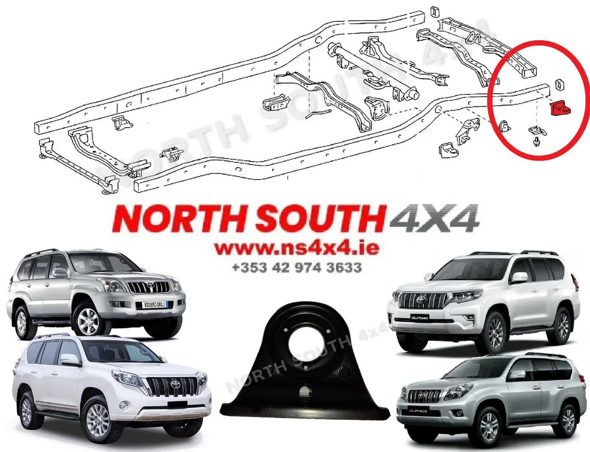 Rear Chassis / Body mount for Toyota Landcruiser