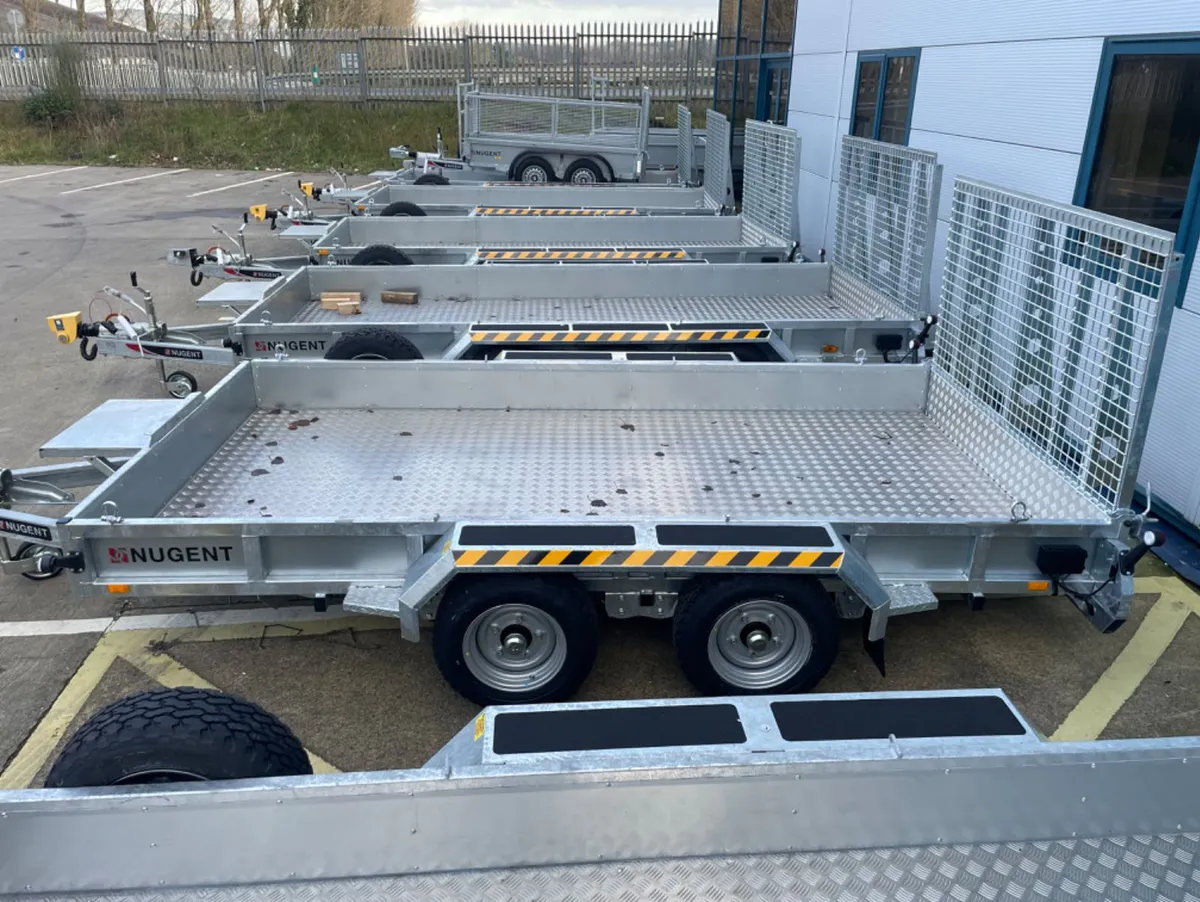 “100% Finance” Mini digger trailers - Image 1