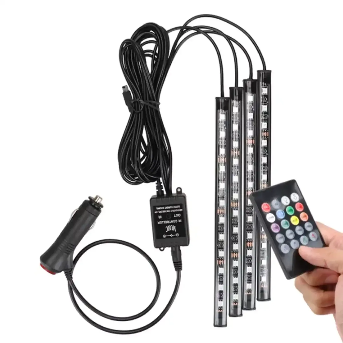 LED Mulit Colour CaR Interior light Kit - Image 3