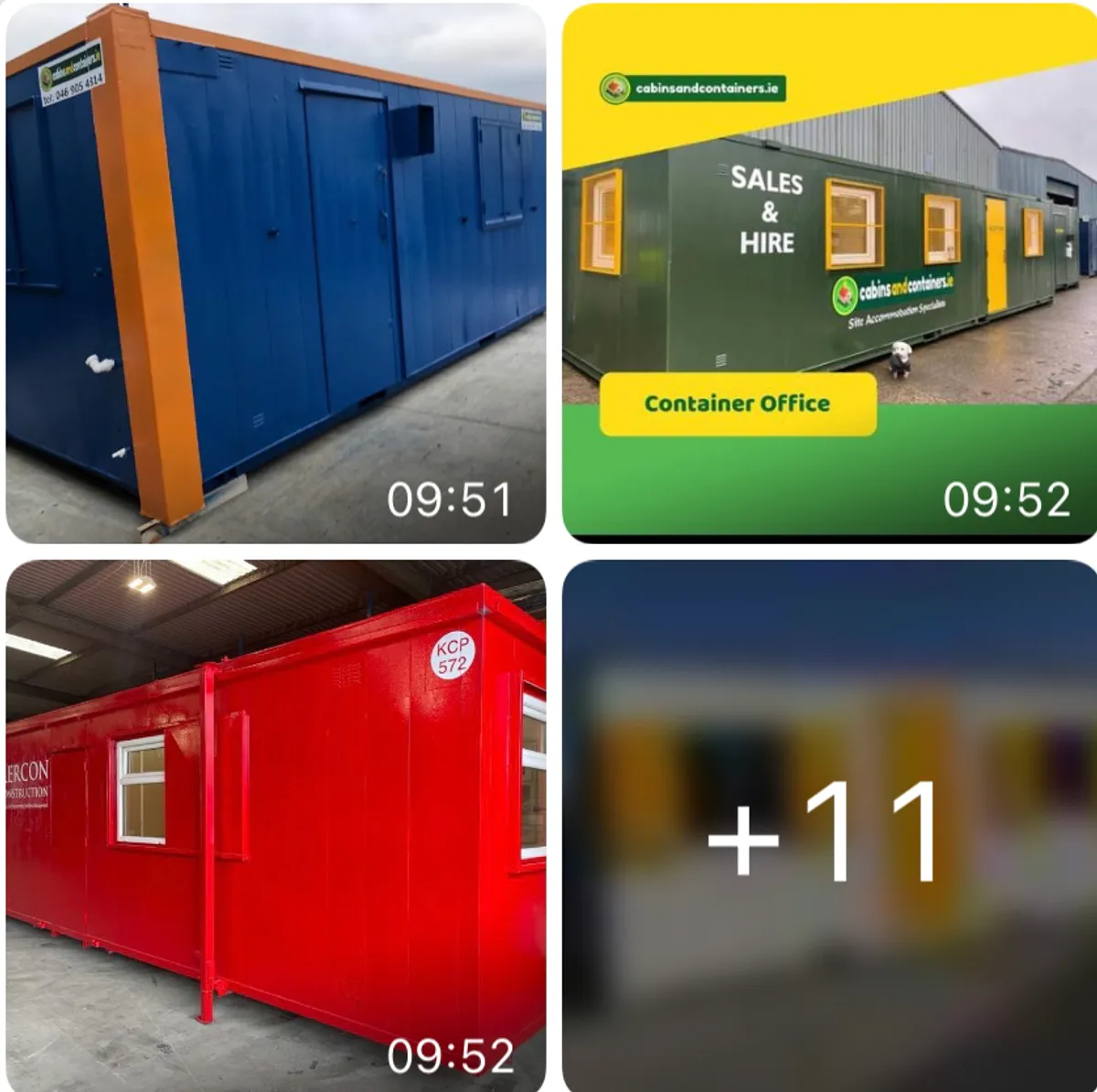 Cabins and containers,what's your colour?? - Image 1