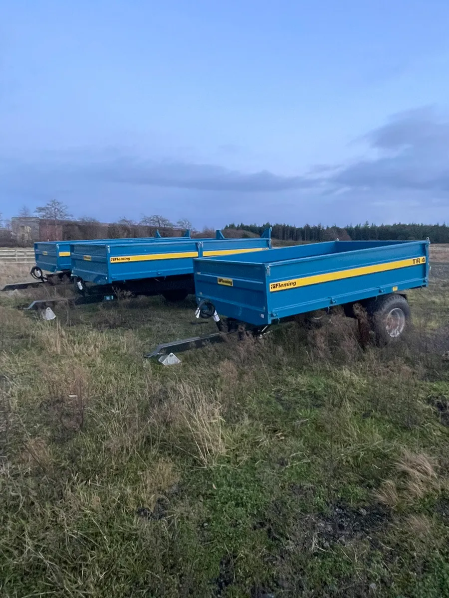 New Fleming tipping trailers