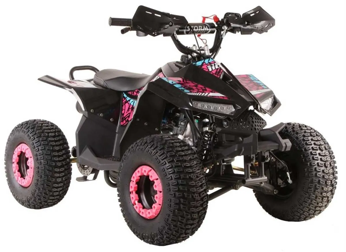 KIDS Storm 110 cc Quad PINK REVERSE