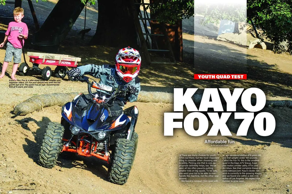 KAYO Fox 70 quad DELIVERY CHOICE WARRANTY XMAS
