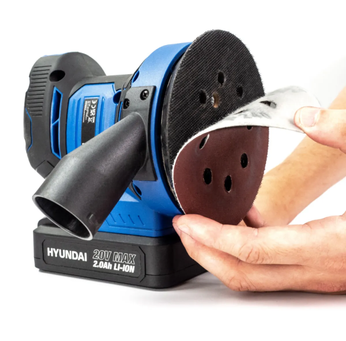 Hyundai 20V MAX Lithium-Ion Cordless Rotary Sander - Image 2