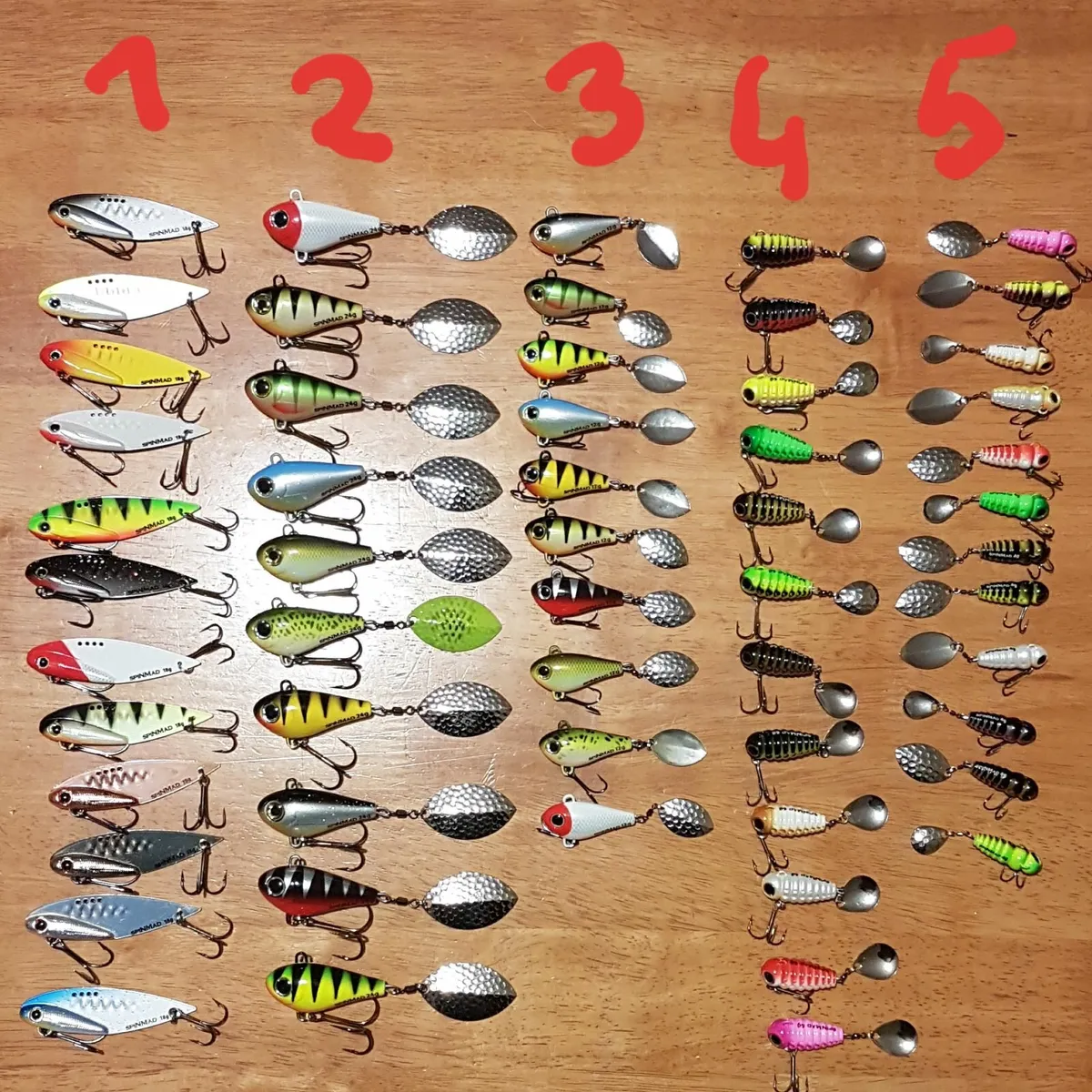 New soft and hard fishing lures...