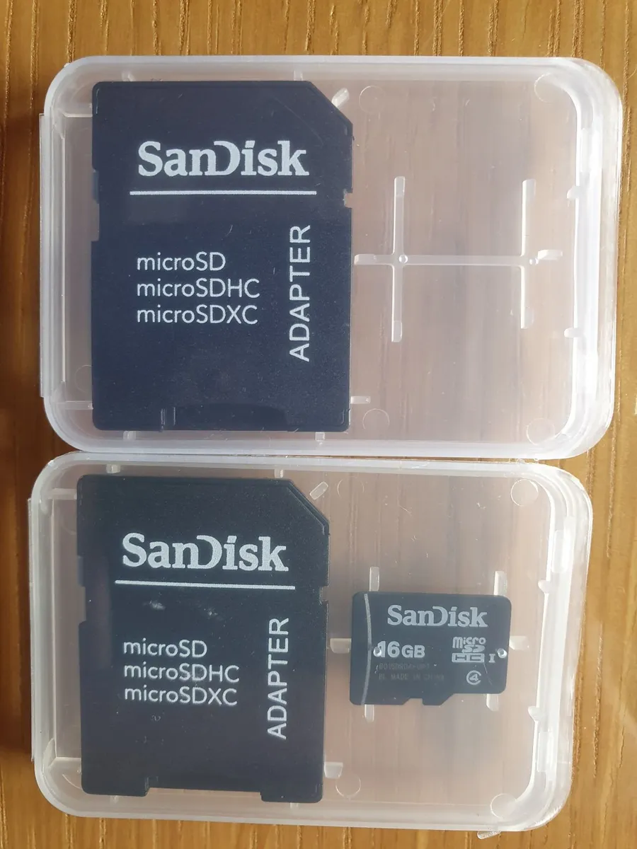 SanDisk Micro SD ADAPTER - OR WITH 16GB SD CARD...