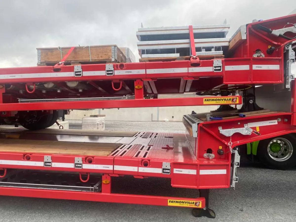 Faymonville 4 axle 9ft wide trailers in stock - Image 2