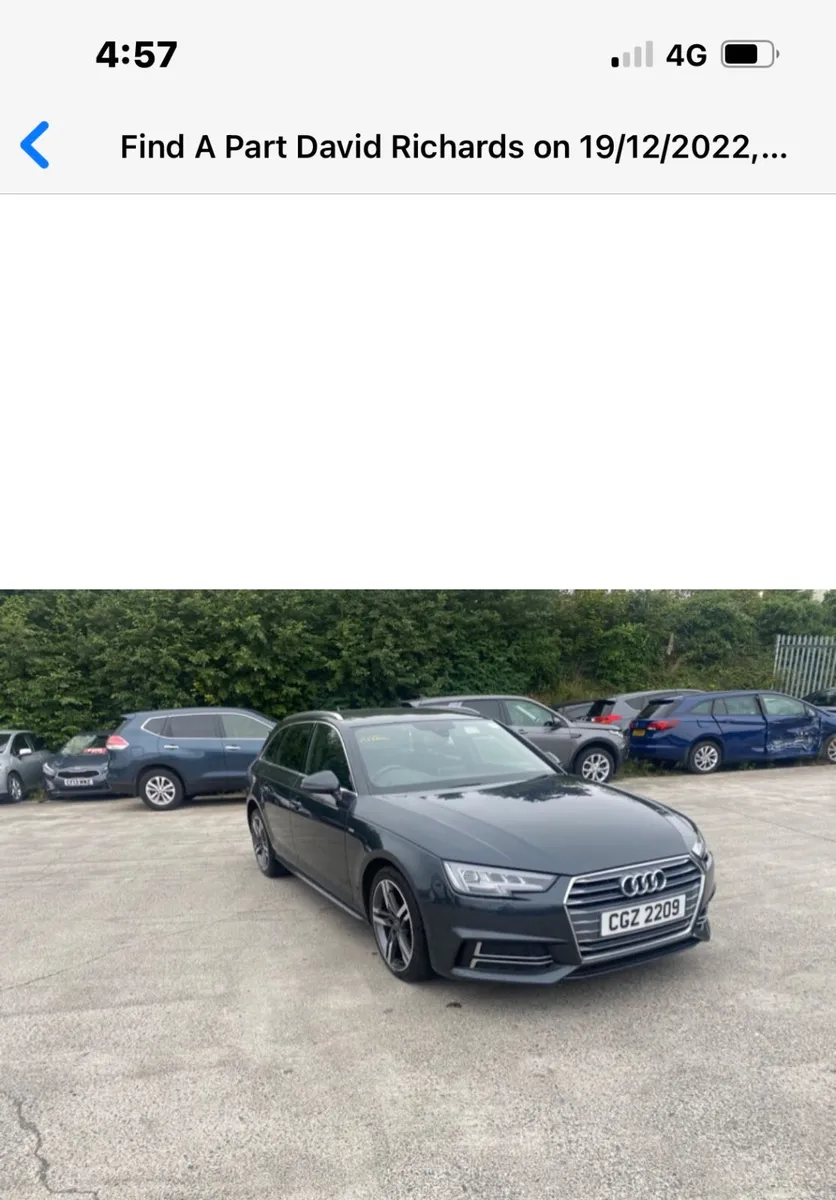 2016 Audi A4 Estate 2.0 TFSI S-Auto - Image 2