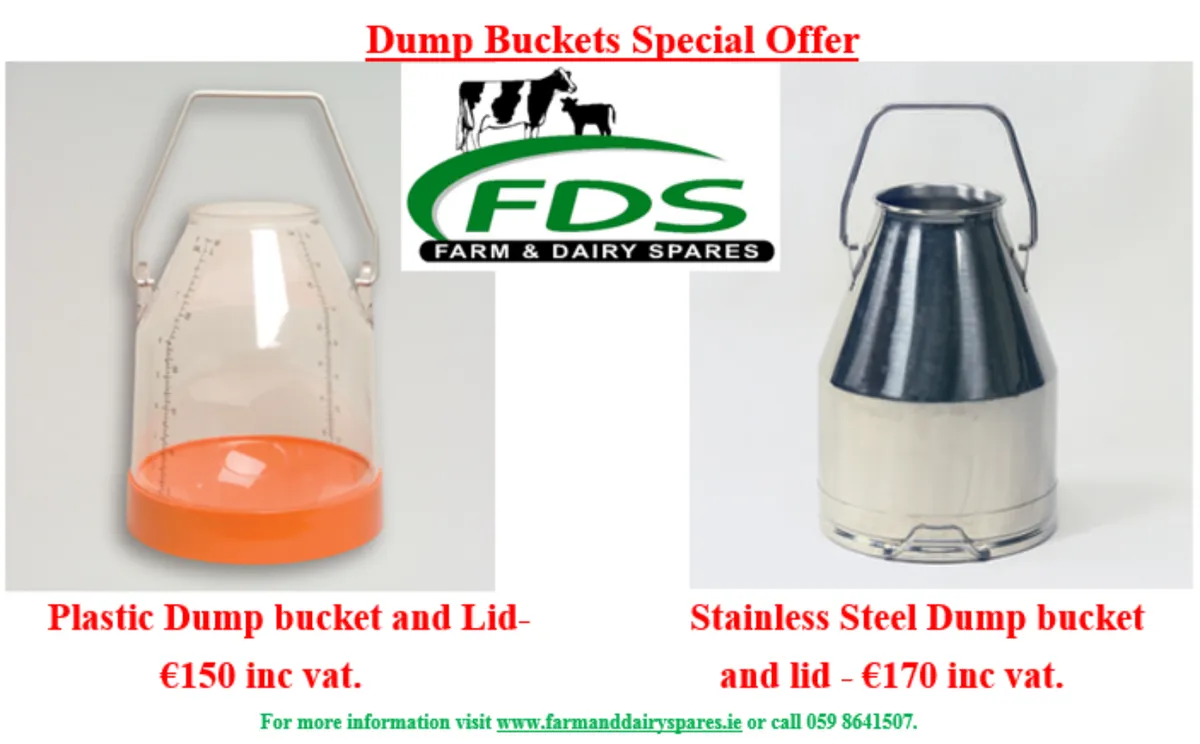 Dump buckets for sale at FDS - Image 2