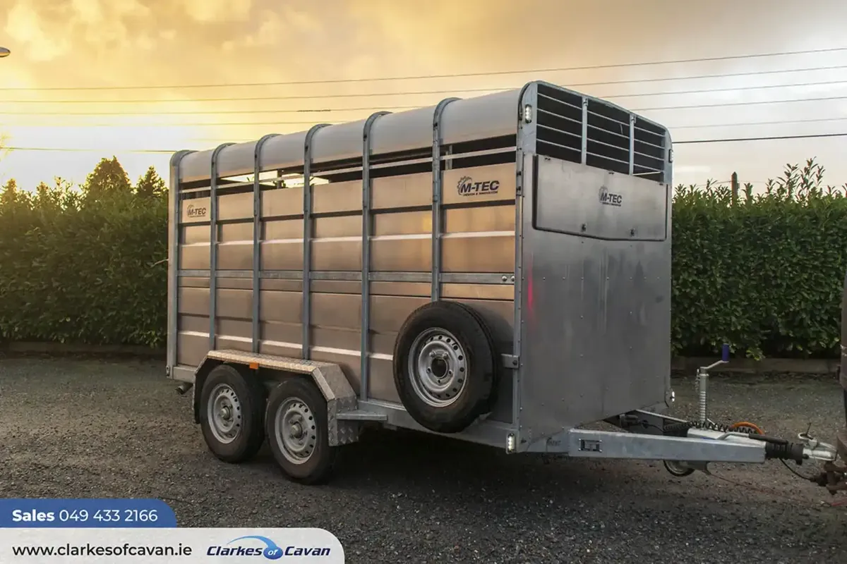 Mtec 12ft x 6ft Livestock Trailer - Image 1