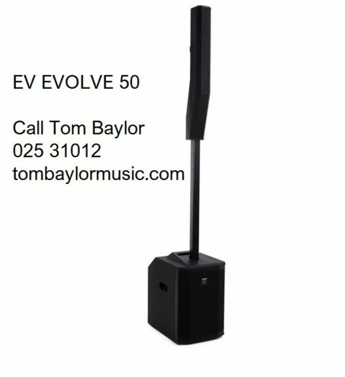 Music P.A. EV Evolve 50 Tom Baylor