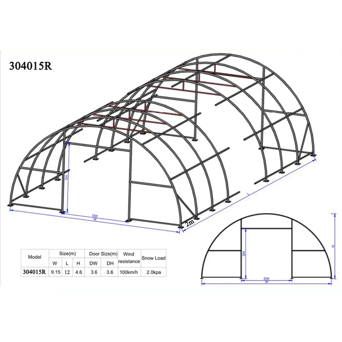 Storage Tent   30 x 40 - Image 4