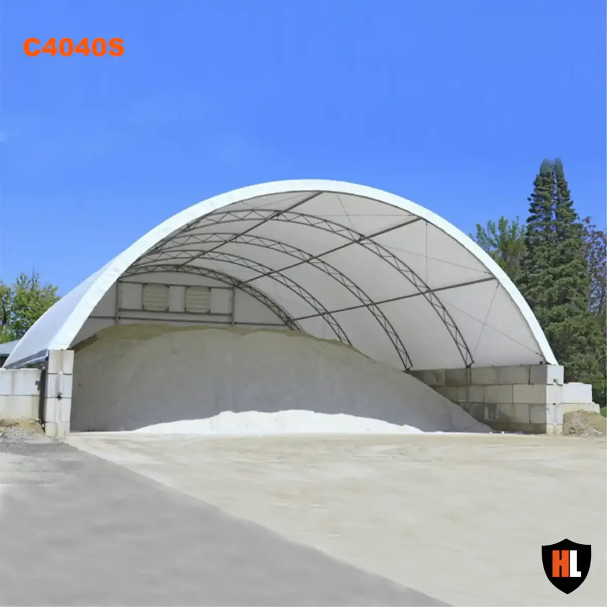 Container Shelter 40 x 40 Double Truss - Image 1