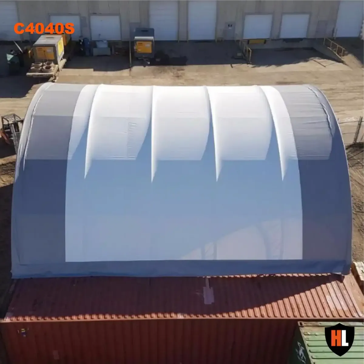 Container Shelter 40 x 40 Double Truss - Image 4