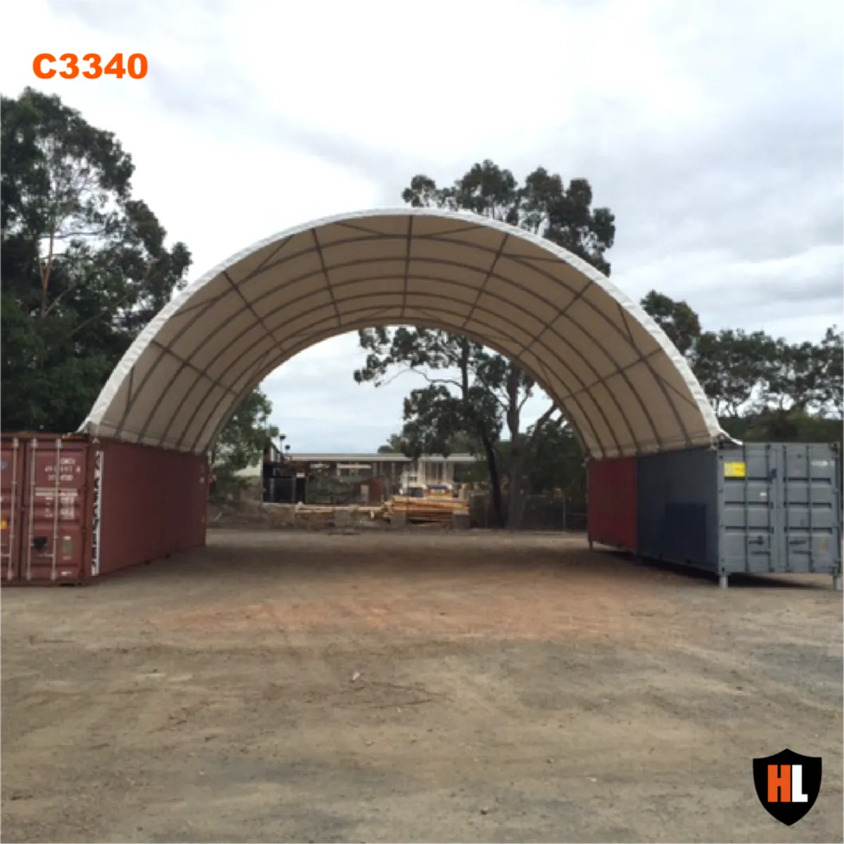 33 X 40 FT CONTAINER SHELTER - Image 1